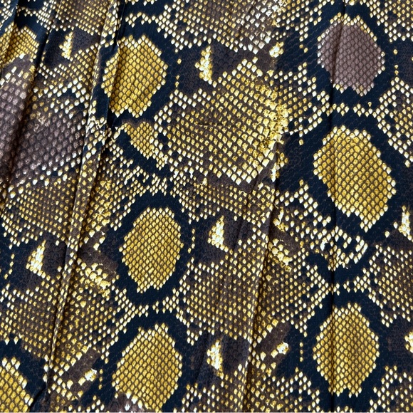 Zara Snakeskin Print Dress Sz L EUC - Picture 10 of 13